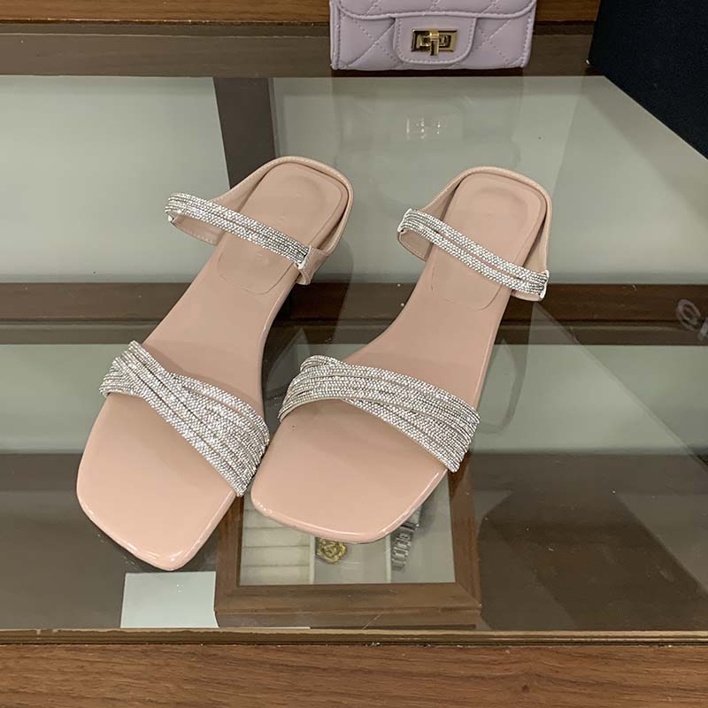 1776320959493_iQmC8Z.jpg HMSZ 2026 New Rhinestone Low Heel Slide Sandals for Women Square Toe Roman Style