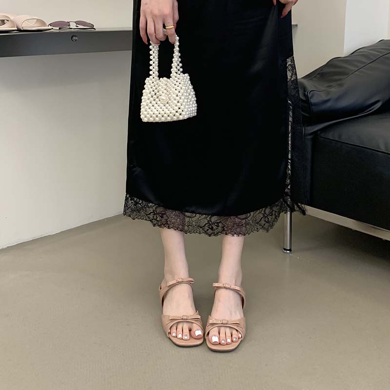 1778308494473_eq0ErZ.jpg HMSZ Women's 3CM Hidden Wedge Slide Sandals with Bow Decor - 2026 Summer Floral Strappy Toe-Open Slippers