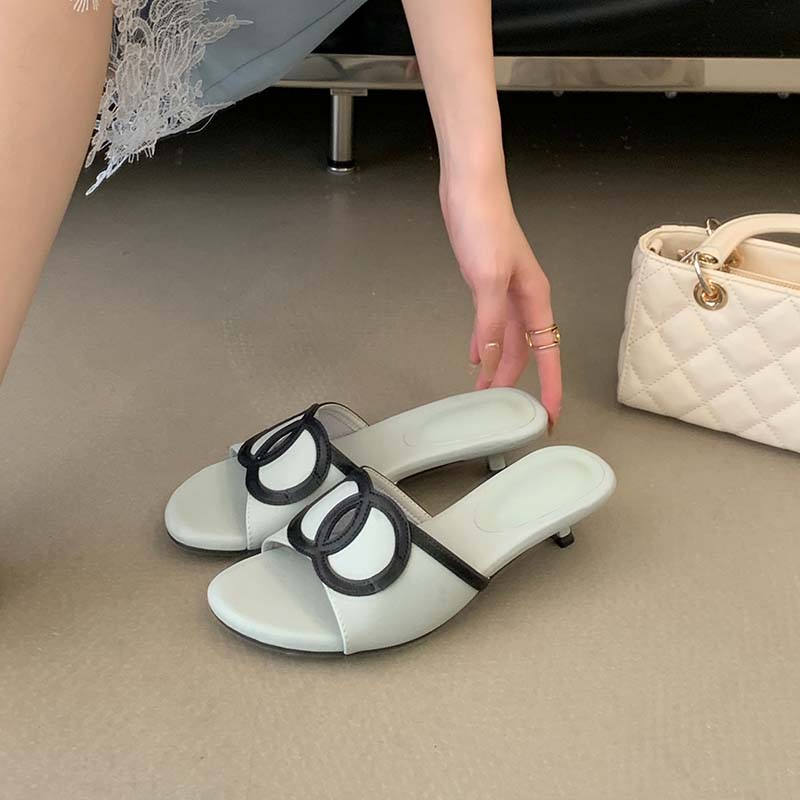 1780038125656_hUw38k.jpg Genuine Leather Beach Sandals Women Summer New Slippers Seaside Casual Dress High Heel Sandals